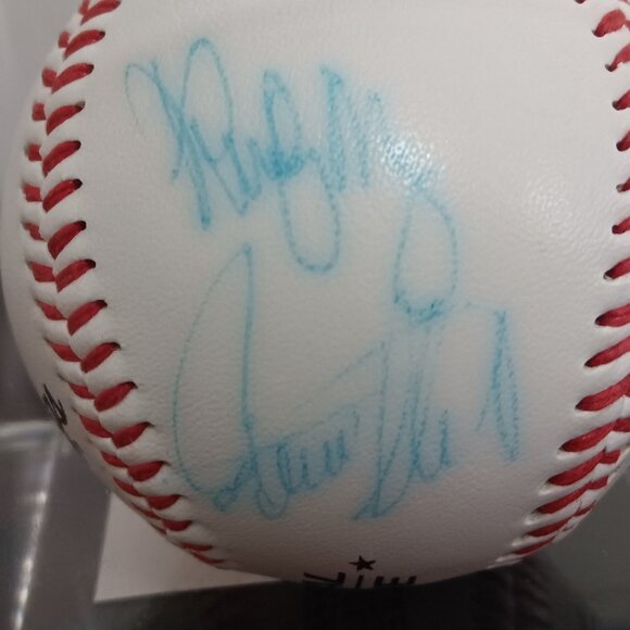 HOF Manager Earl Weaver W/ Randy Hundley Signature baseball - Picture 4 of 5